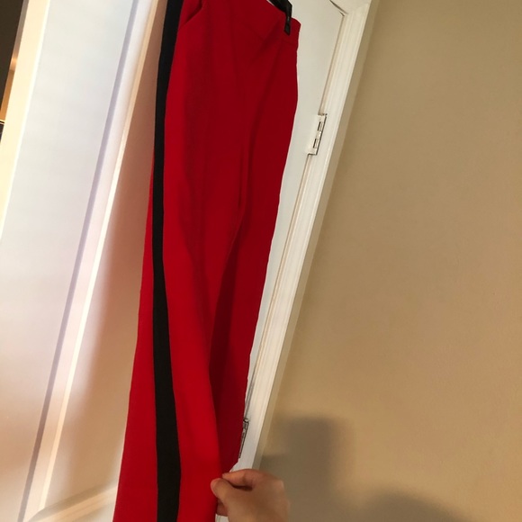 Red Gaucho Pants - Picture 2 of 2